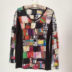Super cool vintage new with tag graphic long sleeve top